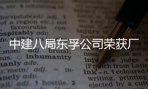 民主荣获荣誉厂务2项八局东孚中建公司公开管理